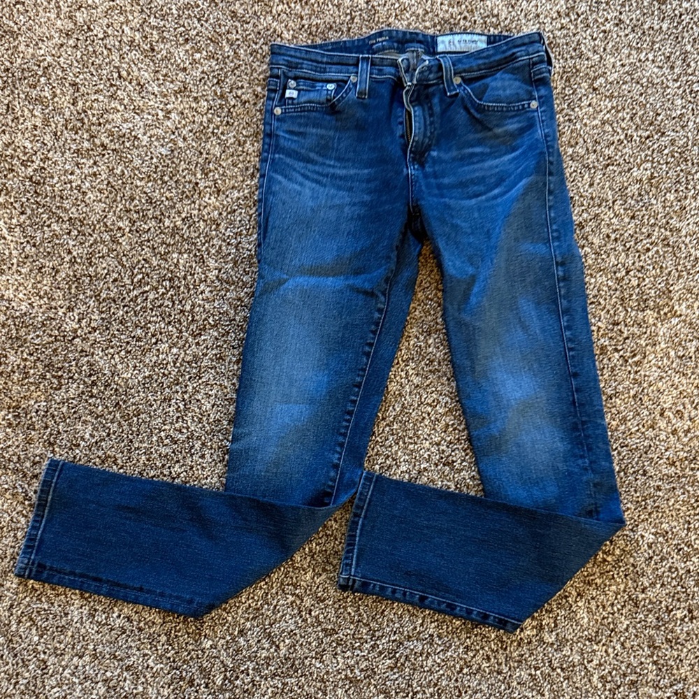 AG Adriano Goldschmied Women's Blue Skinny Jeans